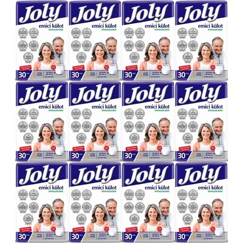 Joly Emici Külot Yetişkin Bezi L - Büyük - Large 360 Adet