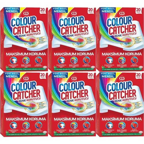 K2R Colour Catcher Renk Koruyucu Mendil 120 Li Ekonomik Pk (6PK*20)