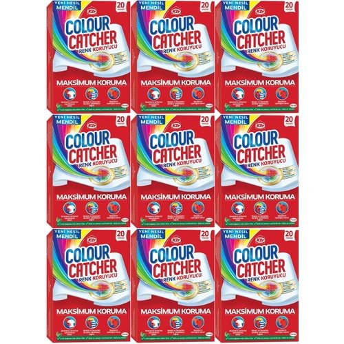 K2R Colour Catcher Renk Koruyucu Mendil 180 Li Ekonomik Pk (9PK*20)