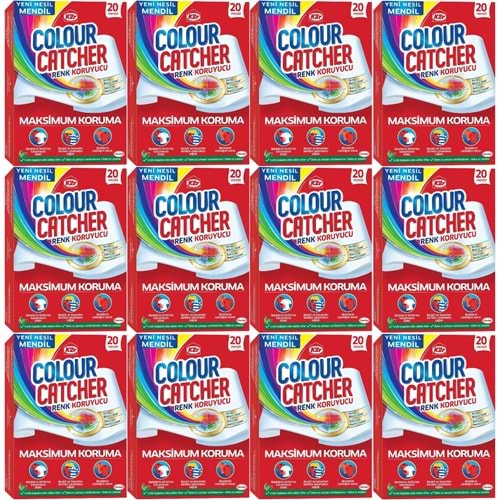 K2R Colour Catcher Renk Koruyucu Mendil 240 Lı Ekonomik Pk (12PK*20)