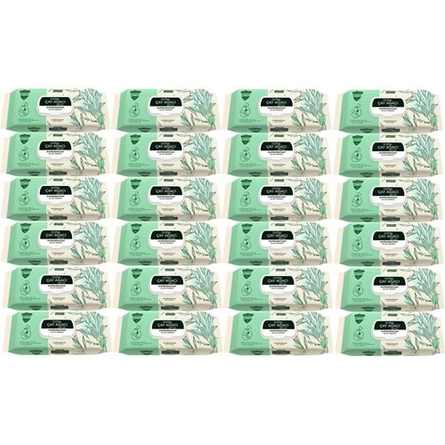 Komili Islak Havlu Mendil 50 Yaprak (24 Lü Set) Çay Ağacı Serisi Antibakteriyel (1200 Yaprak)
