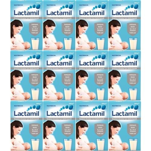 Nutrıcıa Lactamil 200GR (Emziren Anneler İçin Sütlü İçeçek) (12 Li Set)