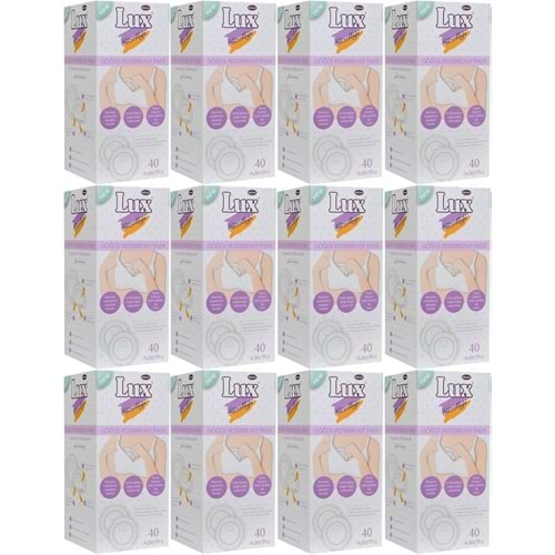 Lux Göğüs Pedi 480 Adet (12PK*40)