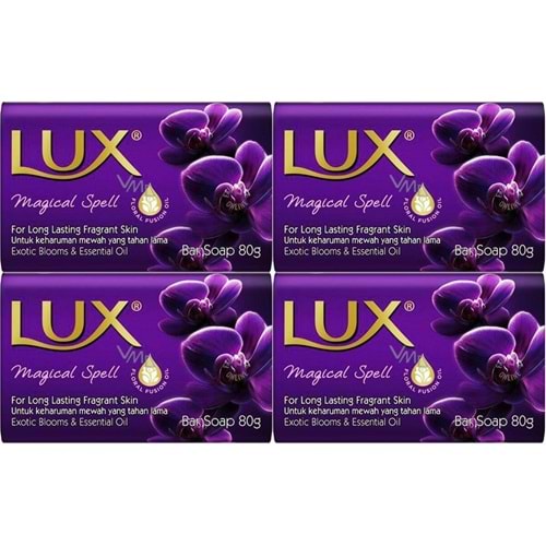 Lux Sabun 80GR Magicial Spell (Sihirli Tılsım) (4 Lü Set)