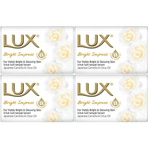 Lux Sabun 80GR Bright Impress (Etkileyici Parlaklık) (4 Lü Set)