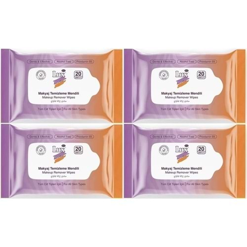 Lux Makyaj Temizleme Mendili Havlu 80 Yaprak (4PK*20)