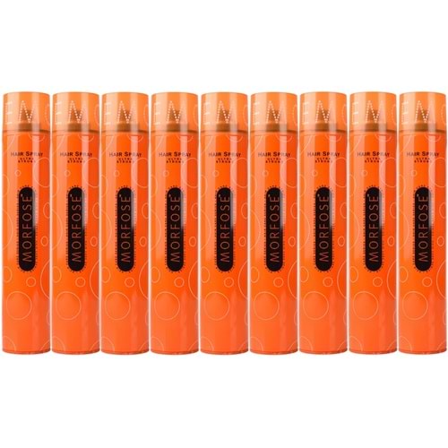 Morfose Saç Spreyi 400ML Ultra Sert (Turuncu) (9 Lu Set)