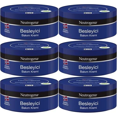 Neutrogena Norveç Formülü Besleyici Bakım Kremi 200ML (6 Lı Set)