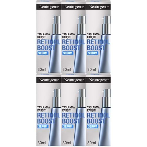Neutrogena Retinol Boost Serum Antiaging 30ML (Yaşlanma Karşıtı Serum) (6 Lı Set)