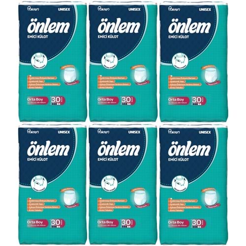 Önlem Emici Külot Hasta Bezi Medium Orta 180 Adet