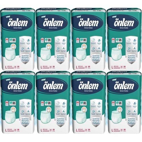 Önlem Emici Külot Yetişkin Bezi L - Large - Büyük 240 Adet (8PK*30)