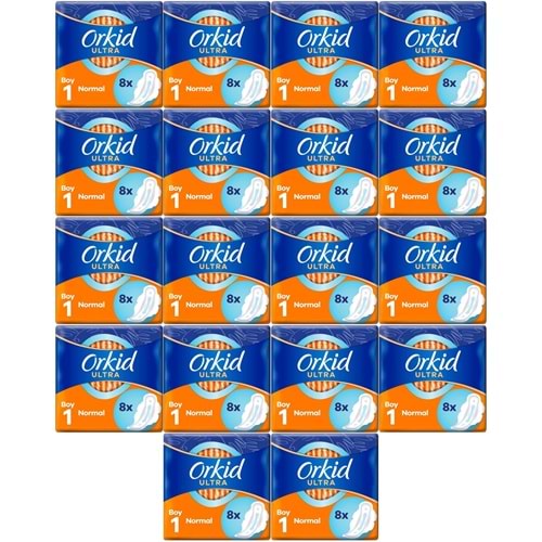 Orkid Hijyenik Ped Ultra Extra Normal 144 Adet Standart Pk (18PK*8)