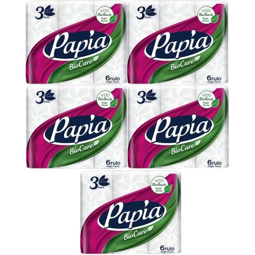 Papia Kağıt Havlu (3 Katlı) 30 Lu Set Bio Care (5PK*6)