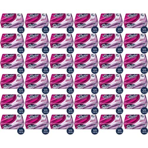 Papia Platinum Pratik Mendil 125 Yaprak (4 Katlı) 4500 Yaprak (36PK*125)