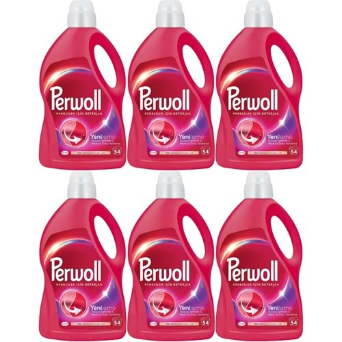 Perwoll Sıvı Çamaşır Deterjanı 17.82LT Renkli (324 Yıkama) (6*2.97LT)