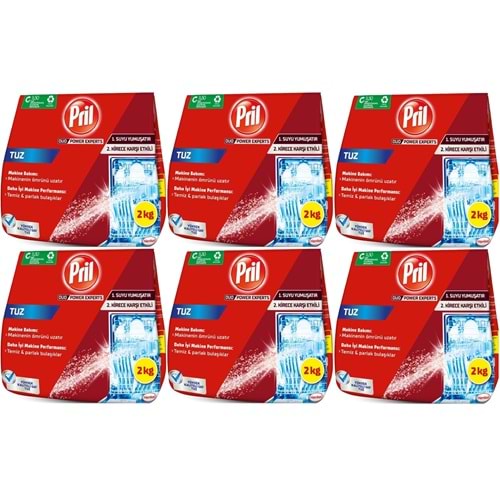 Pril Bulaşık Makinesi Tuzu 12KG (6PK*2KG)