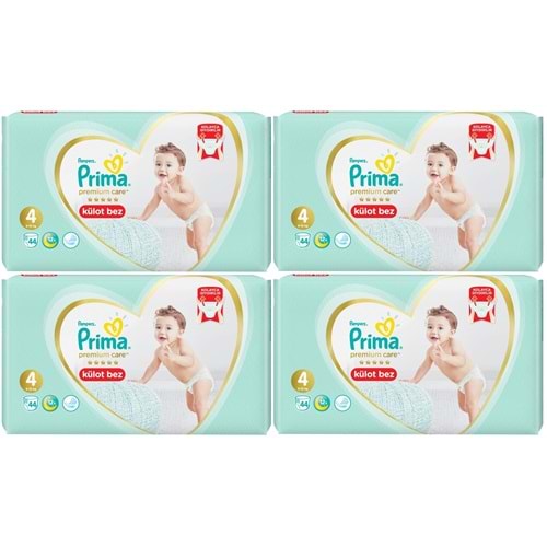 Prima Premium Care Külot Bebek Bezi Beden:4 (9-15Kg) 176 Adet Süper Ekonomik Fırsat Pk
