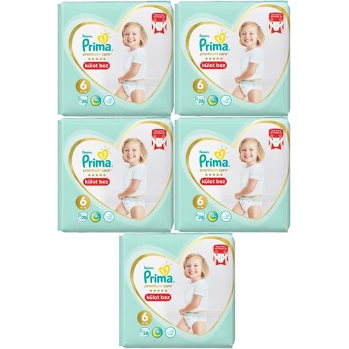 Prima Premium Care Külot Bebek Bezi Beden:6 (15+) 140 Adet Mega Ekonomik Pk