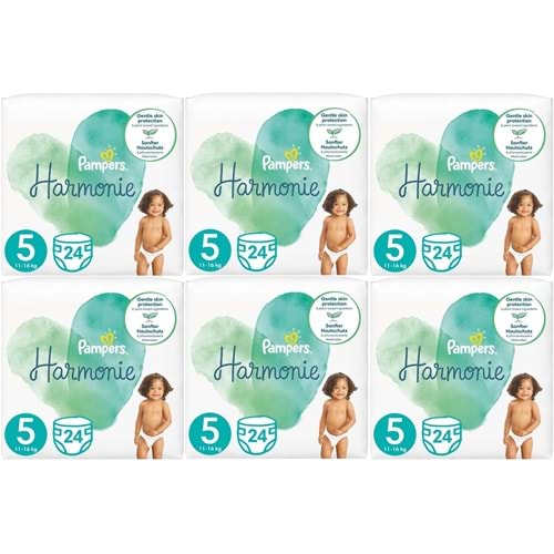 Prima Pampers Harmonie Bebek Bezi Beden:5 (11-16KG) Junior 144 Adet Ekstra Ultra Fırsat Pk