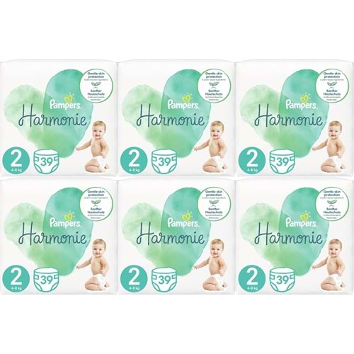 Prima Pampers Harmonie Bebek Bezi Beden:2 (4-8KG) Mini 234 Adet Ekstra Ultra Fırsat Pk