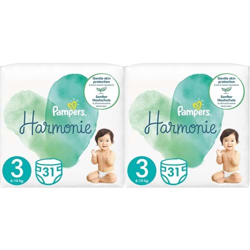 Prima Pampers Harmonie Bebek Bezi Beden:3 (6-10KG) Midi 62 Adet Ekonomik Ultra Fırsat Pk