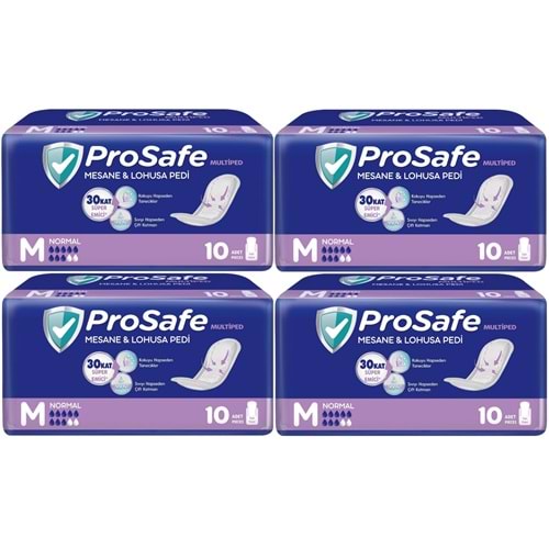 Prosafe Mesane & Lohusa Pedi M-Orta Normal 40 Adet (4PK*10)