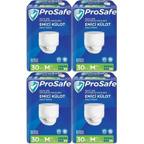 Prosafe Emici Külot Hasta Bezi Orta-Medium 120 Adet (4PK*30)