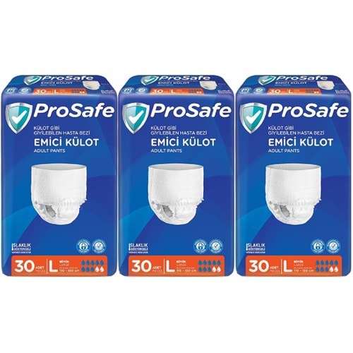 Prosafe Emici Külot Hasta Bezi Büyük-Large 90 Adet (3PK*30)