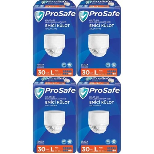 Prosafe Emici Külot Hasta Bezi Büyük-Large 120 Adet (4PK*30)