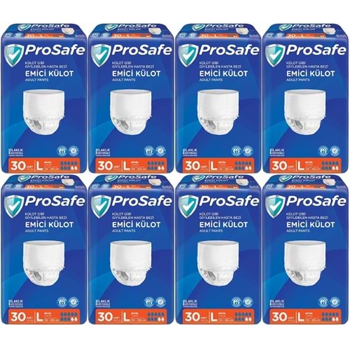 Prosafe Emici Külot Hasta Bezi Büyük-Large 240 Adet (8PK*30)