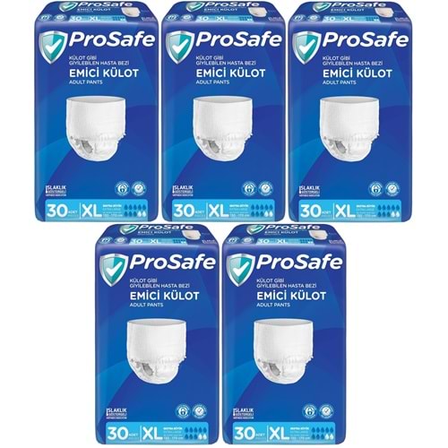 Prosafe Emici Külot Hasta Bezi XL-Extra Large 150 Adet (5PK*30)