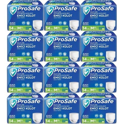 Prosafe Emici Külot Hasta Bezi M - Orta - Medium 168 Adet (12PK*14)