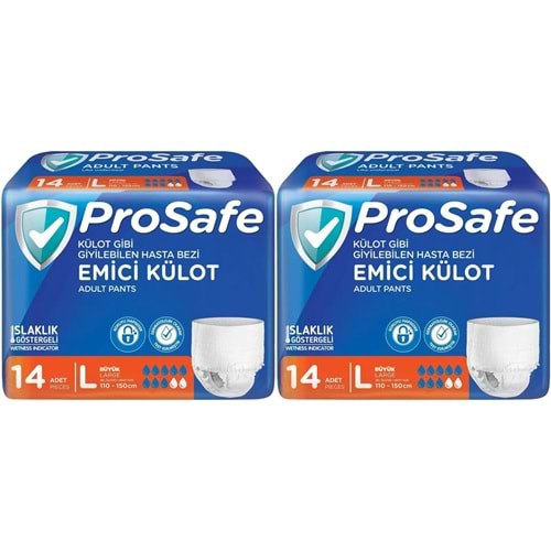 Prosafe Emici Külot Hasta Bezi L - Büyük - Large 28 Adet (2PK*14)