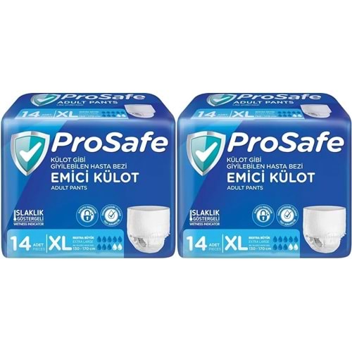 Prosafe Emici Külot Hasta Bezi XL - Ekstra Büyük - Extra Large 28 Adet (2PK*14)