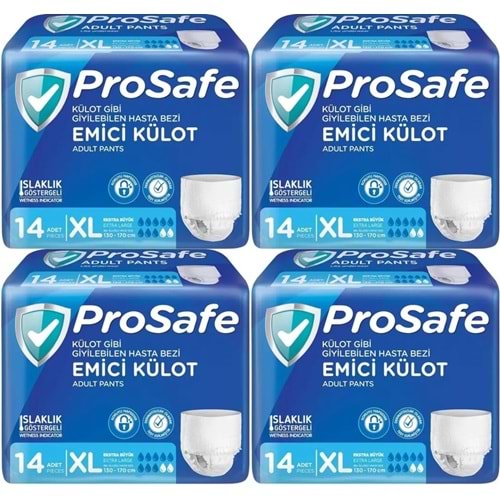 Prosafe Emici Külot Hasta Bezi XL - Ekstra Büyük - Extra Large 56 Adet (4PK*14)