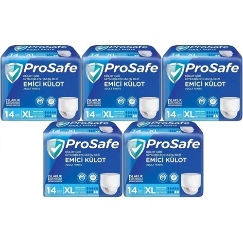 Prosafe Emici Külot Hasta Bezi XL - Ekstra Büyük - Extra Large 70 Adet (5PK*14)