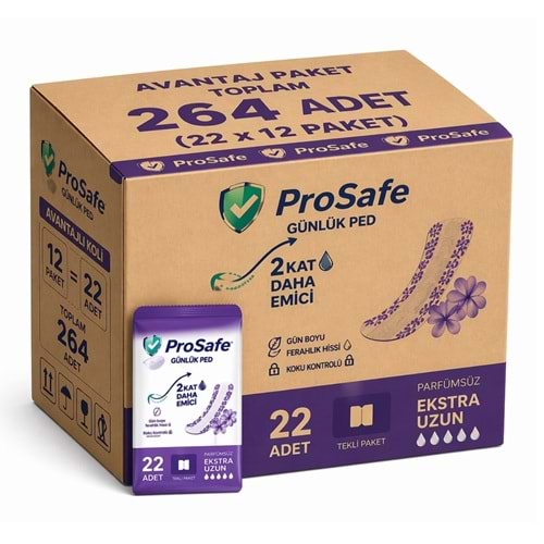 Prosafe Günlük Ped Uzun 264 Adet