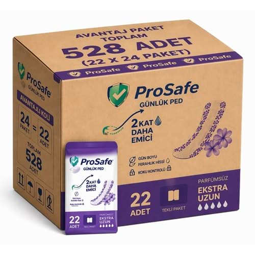 Prosafe Günlük Ped Uzun 528 Adet