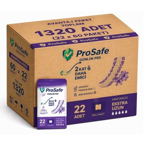 Prosafe Günlük Ped Uzun 1320 Adet