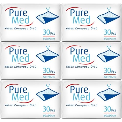 Puremed Hasta Yatak Koruyucu 60*90CM 180 Adet (6PK*30)