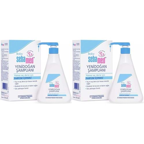 Sebamed Bebek Şampuanı 500ML Pompalı (Yenidoğanlar İçin) (2 Li Set)