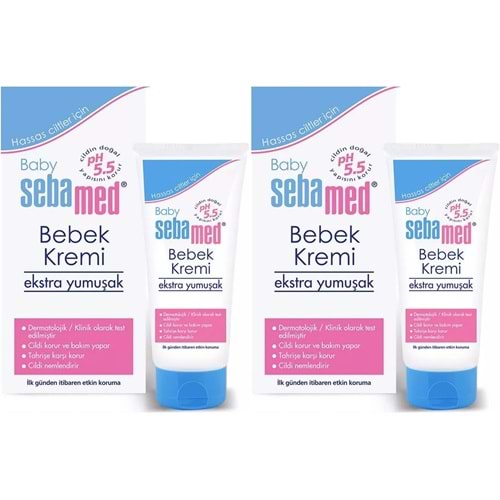 Sebamed Bebek Kremi 200ML (Ekstra Yumuşak) (2 Li Set)