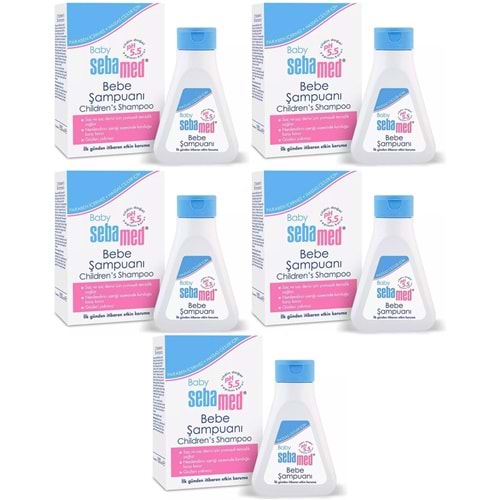 Sebamed Bebek Şampuanı 150ML Yeni Doğan (5 Li Set)
