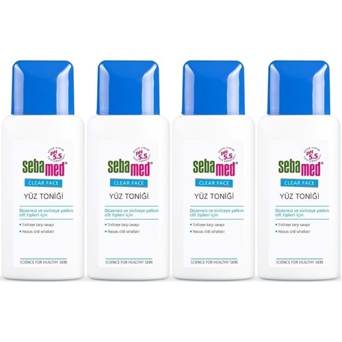 Sebamed Clear Face Yüz Temizleyici Toniği 200ML (4 Lü Set)
