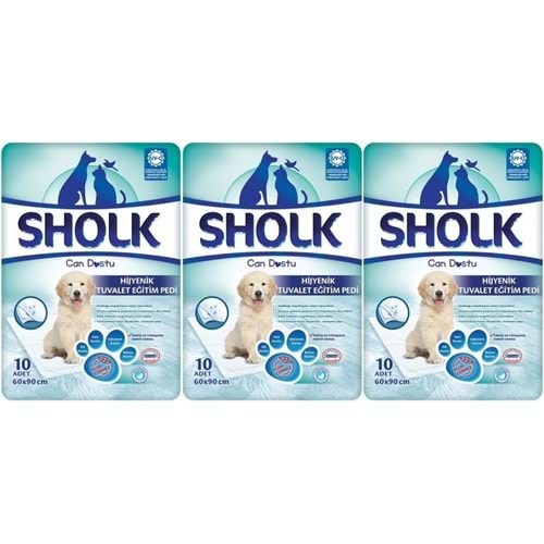 Sholk Evcil Hayvan Tuvalet Çiş Eğitim Pedi 60*90CM 30 Adet (3PK*10)