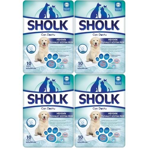 Sholk Evcil Hayvan Tuvalet Çiş Eğitim Pedi 60*90CM 40 Adet (4PK*10)