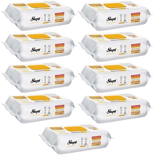 Sleepy Easy Clean Yüzey Temizlik Havlusu 100 Yaprak Arap Sabunlu Plstk Kapak (9 Lu Set) 900 Yaprak
