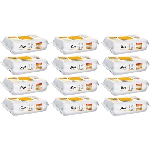 Sleepy Easy Clean Yüzey Temizlik Havlusu 100 Yaprak Arap Sabunlu Plstk Kapak (12 Li Set) 1200 Yaprak