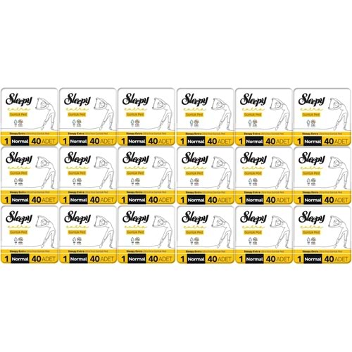 Sleepy Extra Günlük Ped Normal 720 Adet Mega Pk (18PK*40)