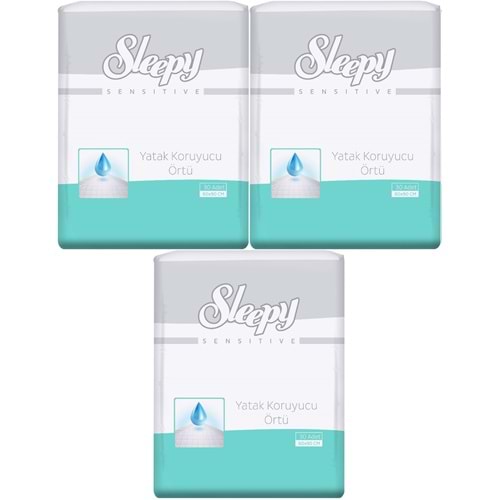 Sleepy Hasta Yatak Koruyucu 60*90CM 90 Adet (3PK*30)